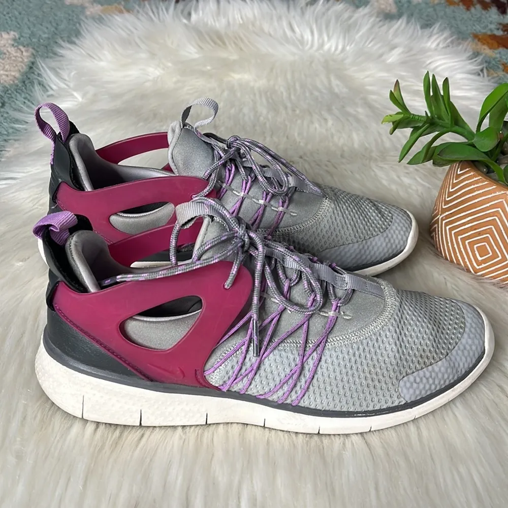 nike • free viritous wolf grey fuchsia size 9 - Image 55