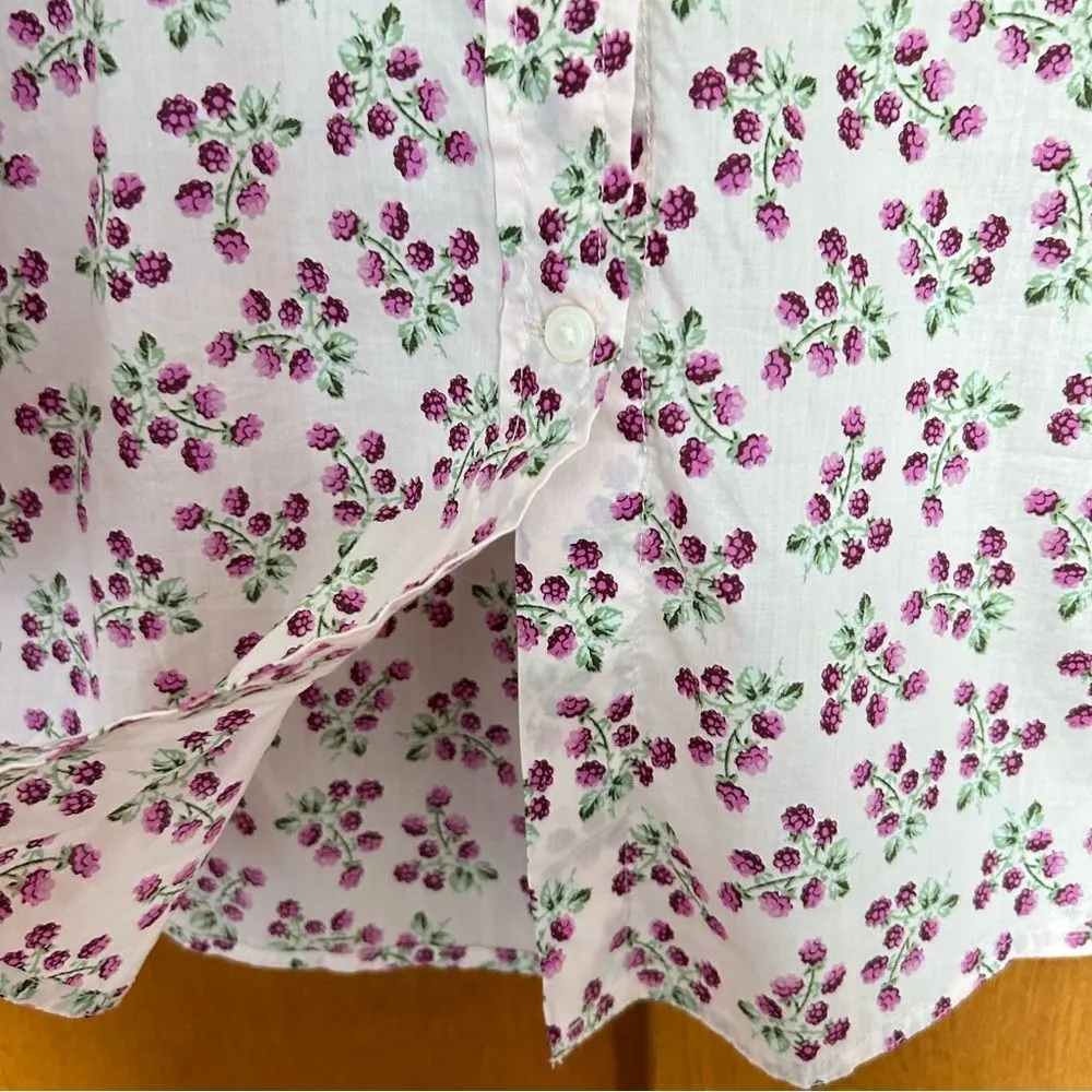 J. Crew Relaxed-fit Lightweight Cotton Poplin Shirt in Whisper Peach Berry Sze 6 - Image 4