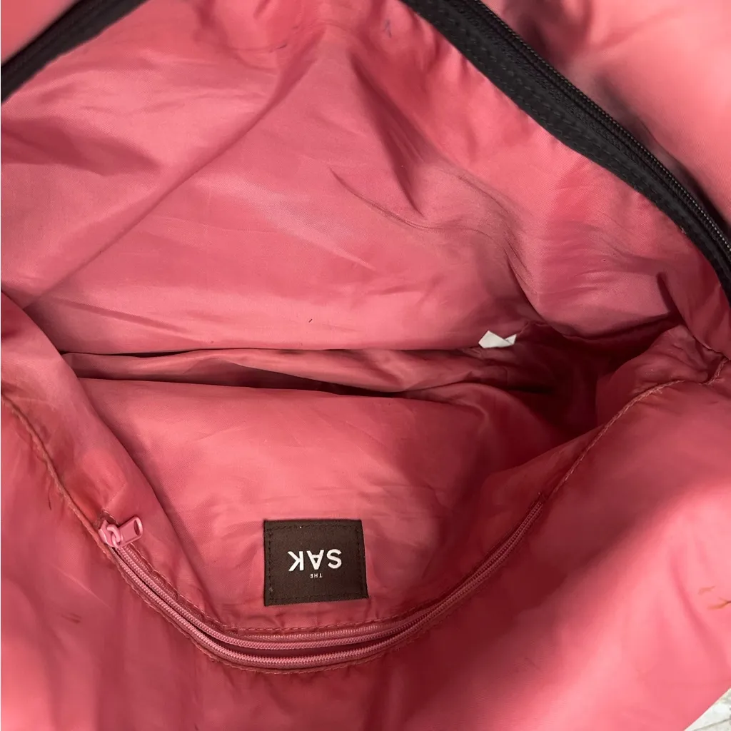 The Sak Large Black Knit Hobo Purse Tote Bag Carry All Everyday Slouchy - Image 3