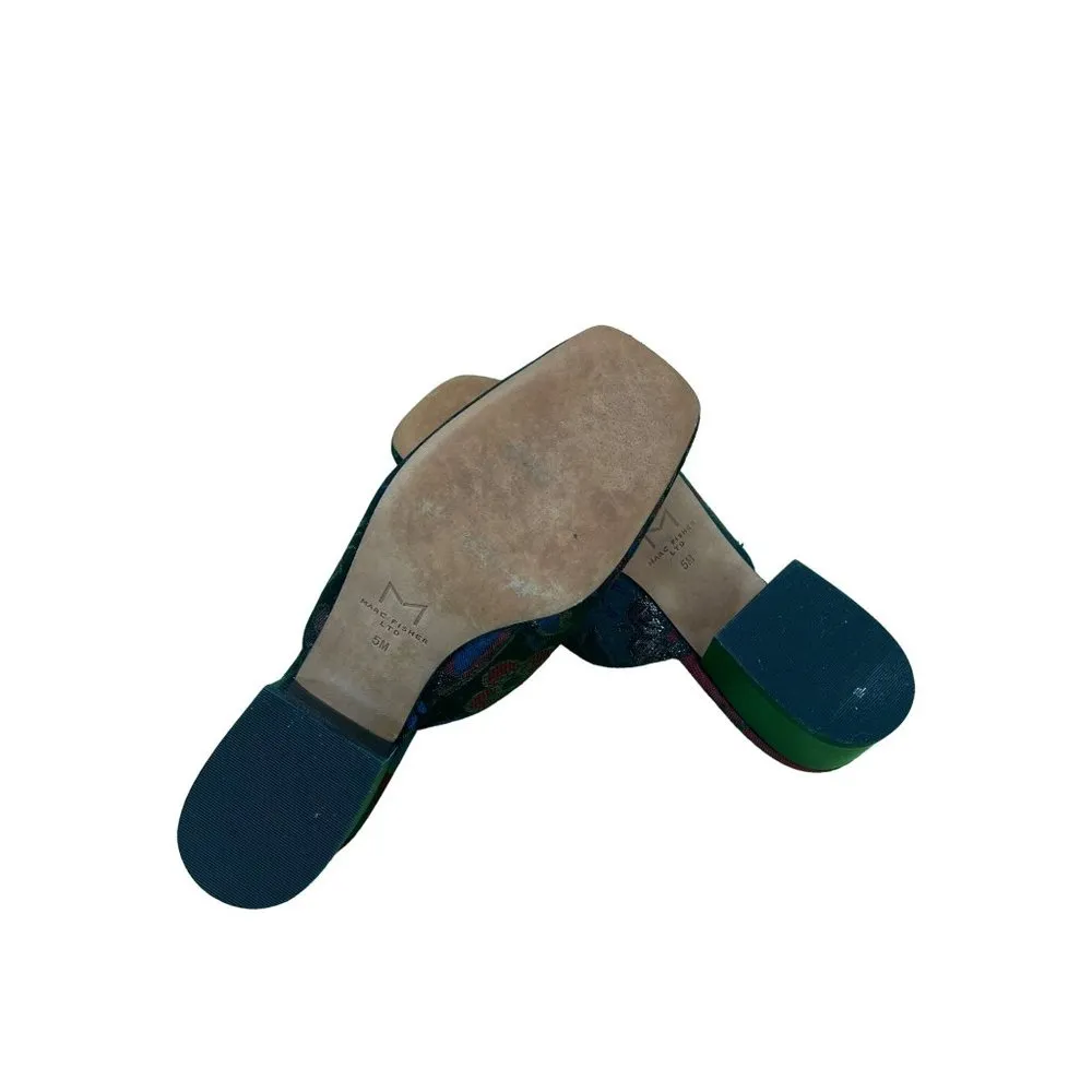 Marc Fisher Women's Lailey 2 Red/black Sandals/Slide/Shoes Size 5M SKU 882 - Image 7