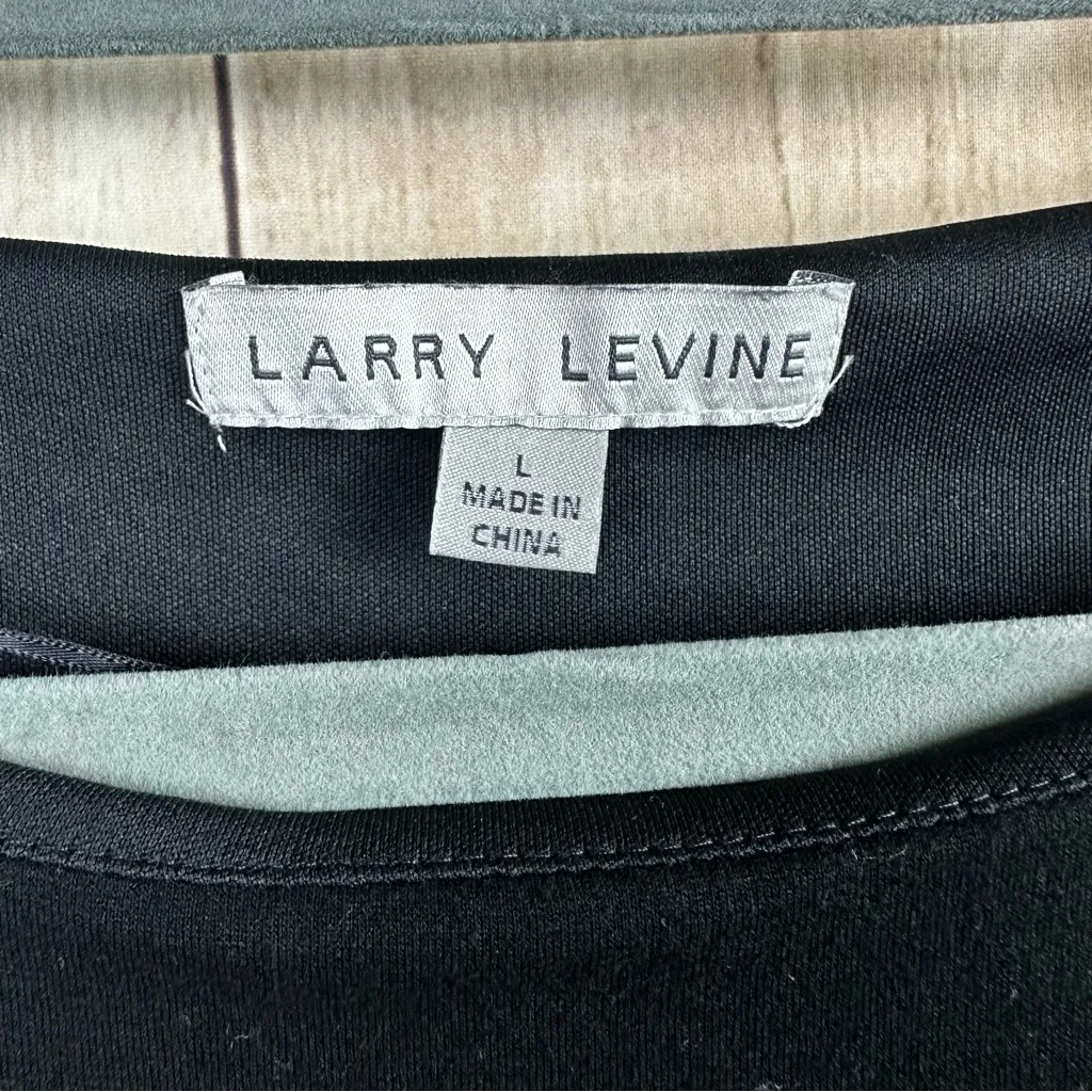 Larry Levine Black Long Sleeve Blouse - Image 3