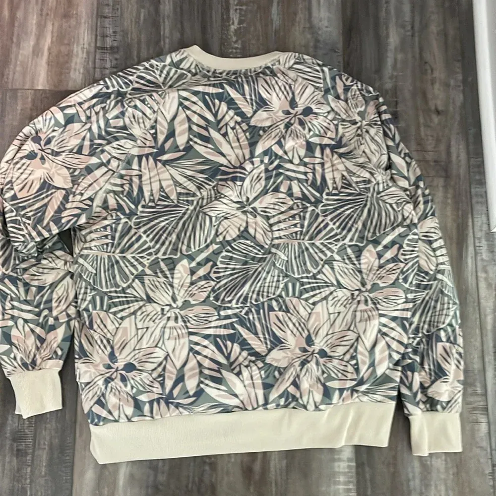 Feat Clothing Blanket Blend Crew Pullover Sweatshirt XL Tan - Image 7