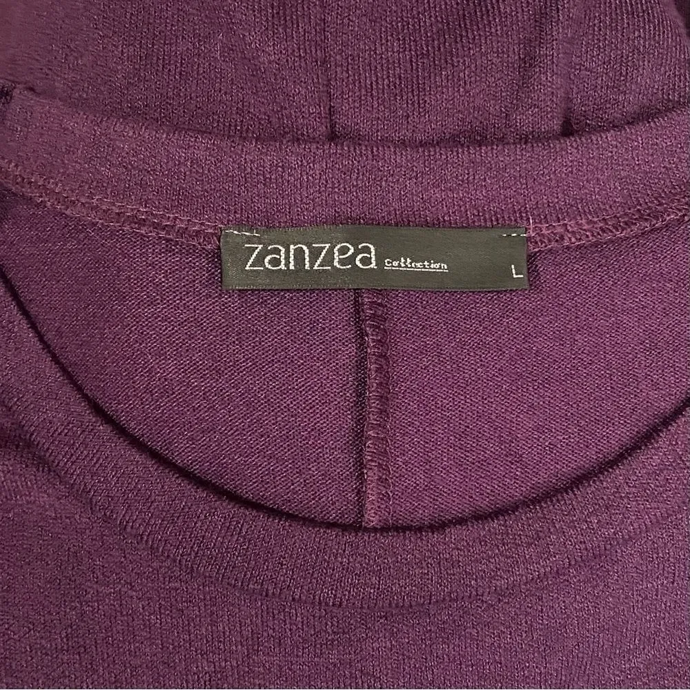 Zanzea  Oversized Batwing Lightweight Pullover Sweater Size Large Purple - Image 7