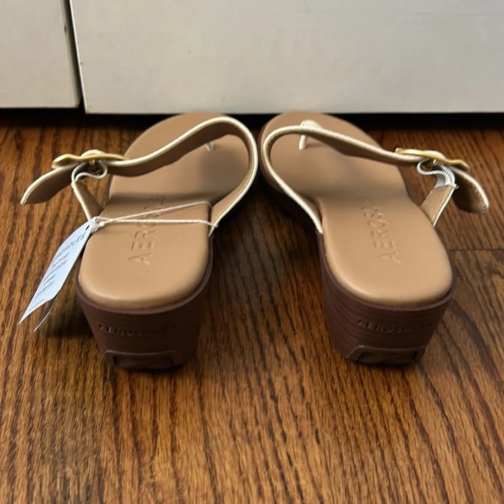 Aerosoles Womens IZOLA Thong Casual Wedge Sandals Sz 8.5 NWT - Image 4