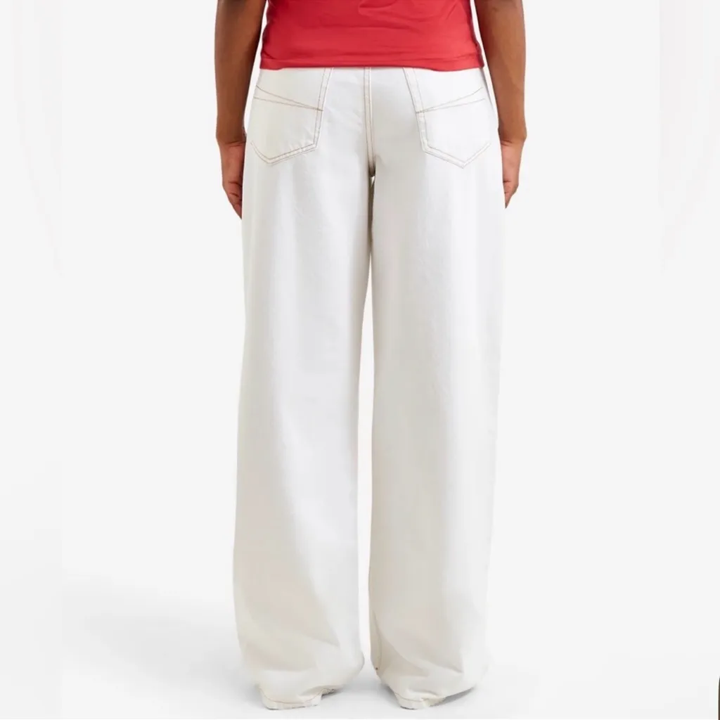 DALA Sling Wide Leg Loose Fit Jeans - Image 2