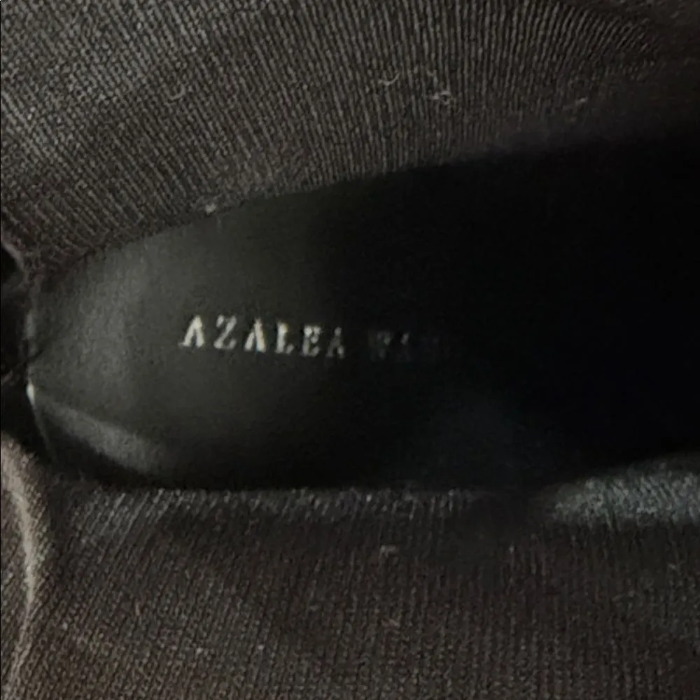 NWT Azalea Wang Chatty Buckle‎ Detail Bootie In Black Black Patent Size 9 - Image 14