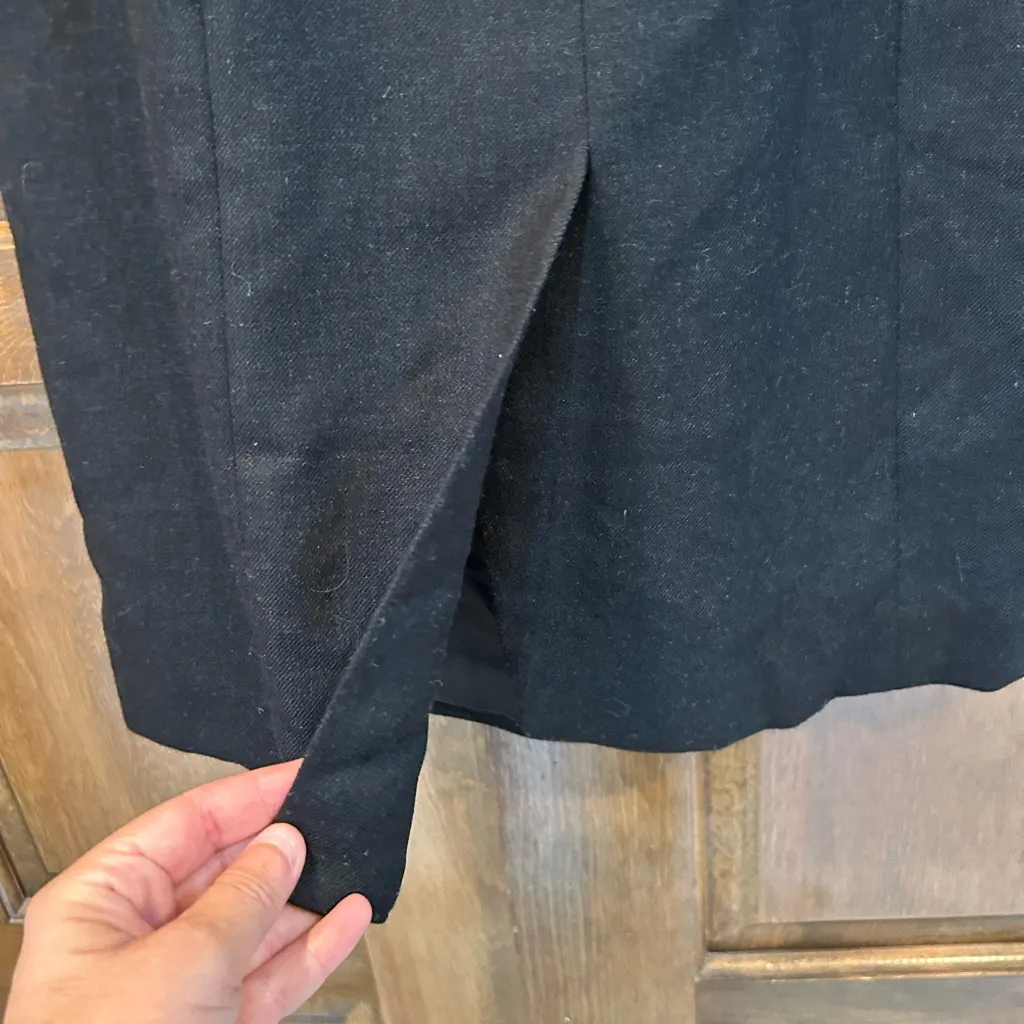 Liliana Castellanos Women's Dress Size 6 Grey Alpaca Merino Wool Designer Gray - Image 4