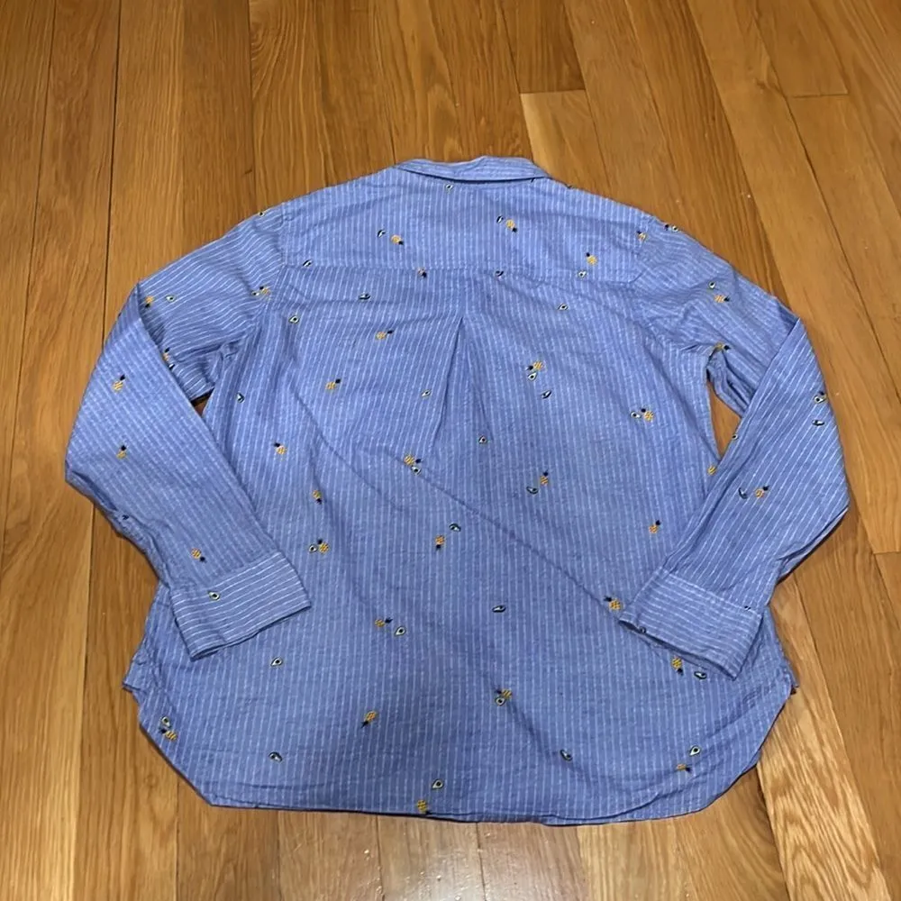 OLD navy classic shirt long sleeve button down shirt size medium. - Image 6