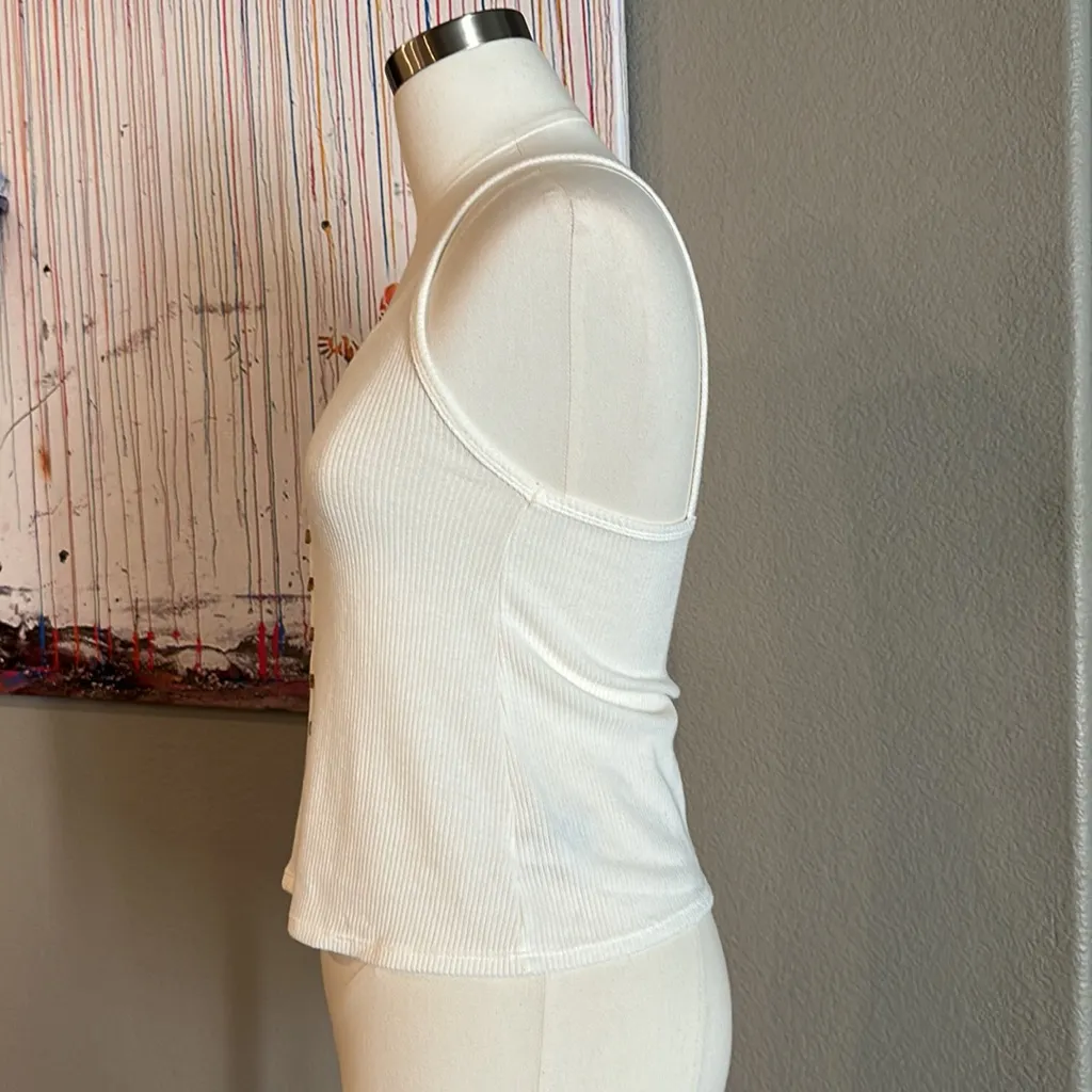 Ribbed knit button up tank - Image 3