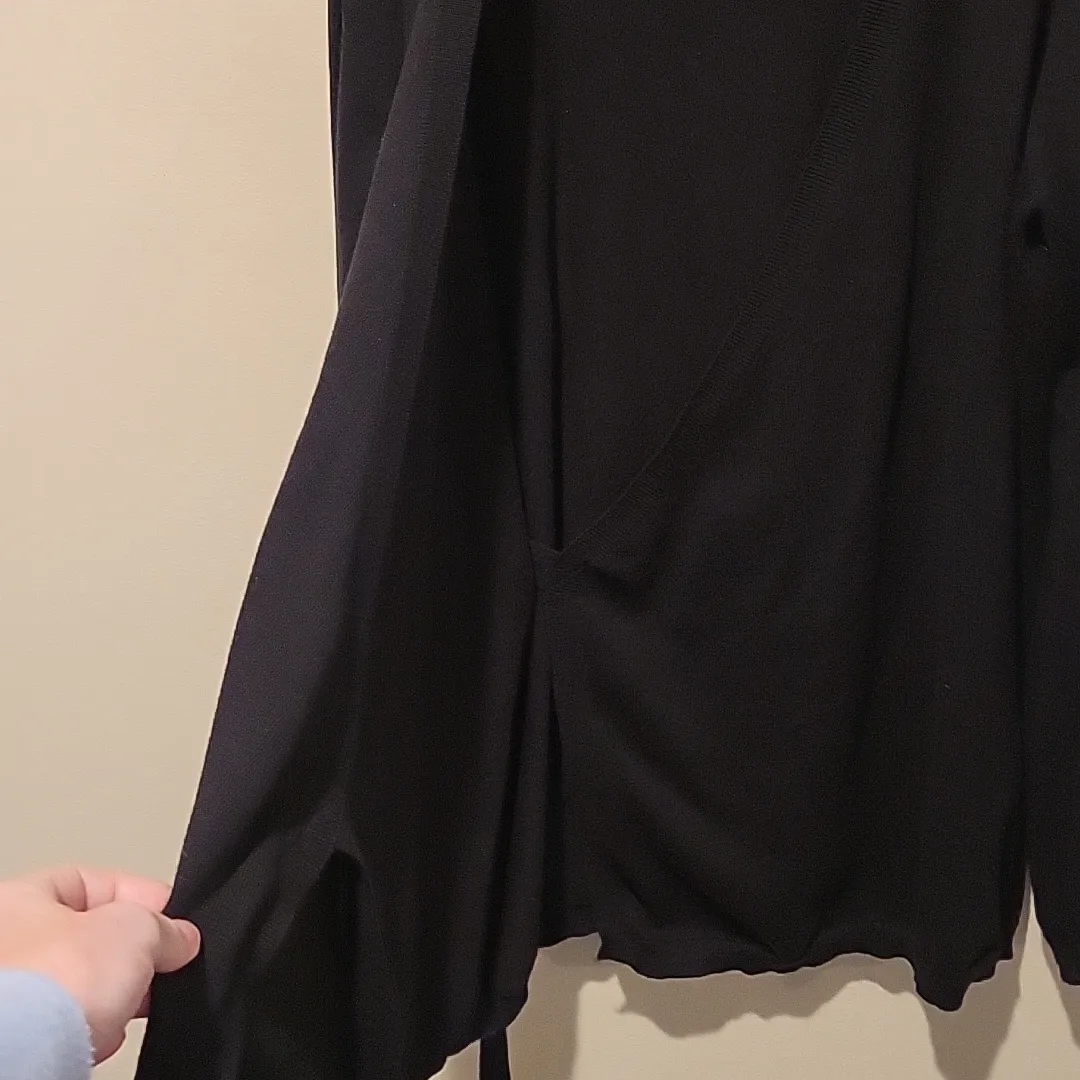 ❤️ NWT! J CREW FACTORY FLARE SLEEVE COTTON WRAP CARDIGAN SWEATER, LARGE - Image 7