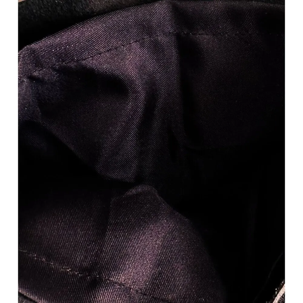 VTG Express World Black Leather Pants Size 11/12 High Rise Straight Leg … - Image 9