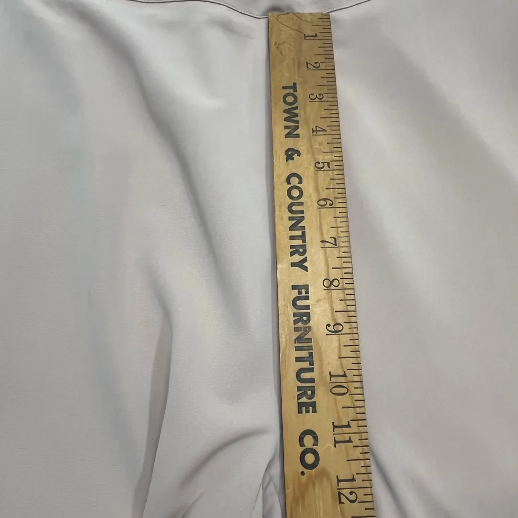 MADEPANTS WIDE LEG PANT W/SKIRT OVERLAY SIDE ZIP ELASTIC BACK XL TAN NEW - Image 14