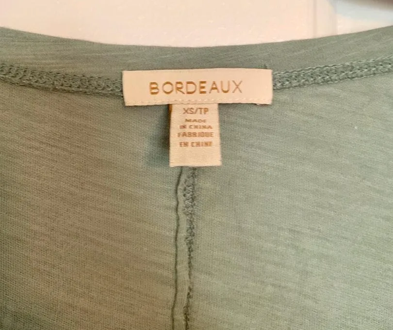 Bordeaux Green Blouse - Image 4