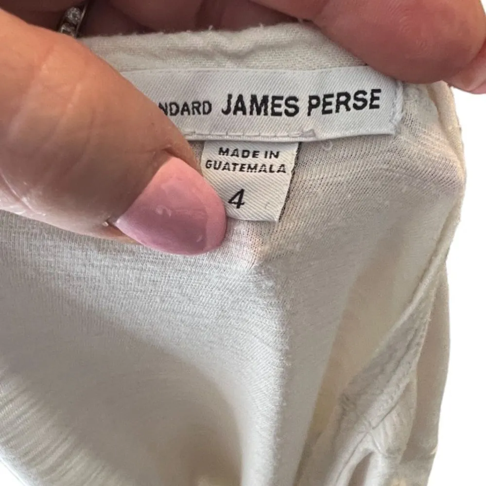 Standard James Perse White T-Shirt - Image 7