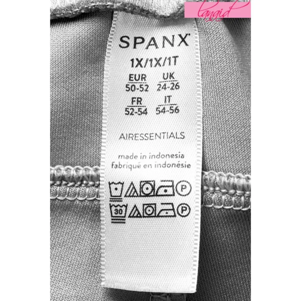 Spanx AirEssentials Tapered Pants Light Grey Heather High-Rise Sweats Joggers 1X - Image 7