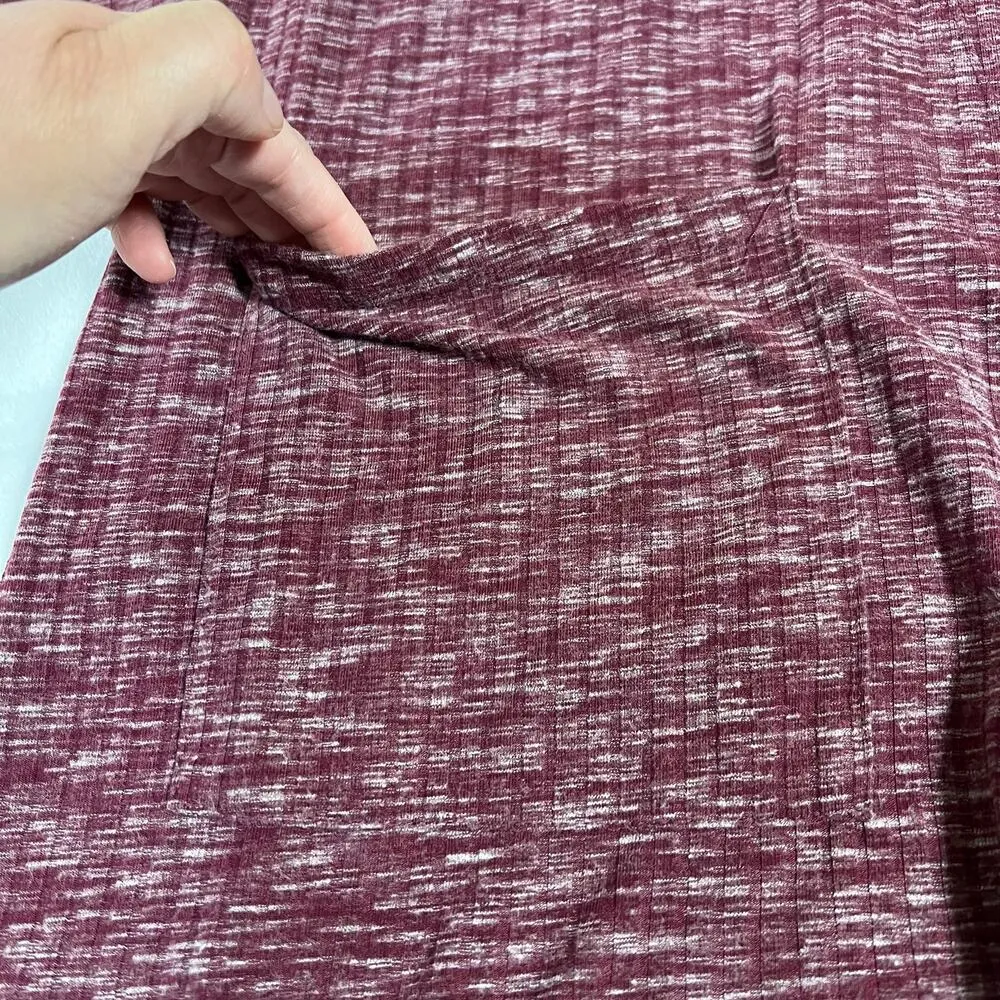 LuLaRoe Women's Long Ribbed Duster Cardigan Size Medium Pockets Casual Colorful - Image 4