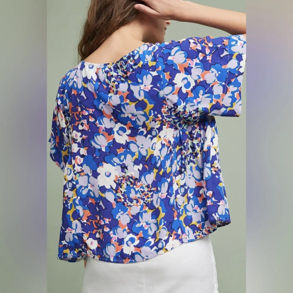 Anthropologie Maeve Milla Maeve floral blouse - Image 13