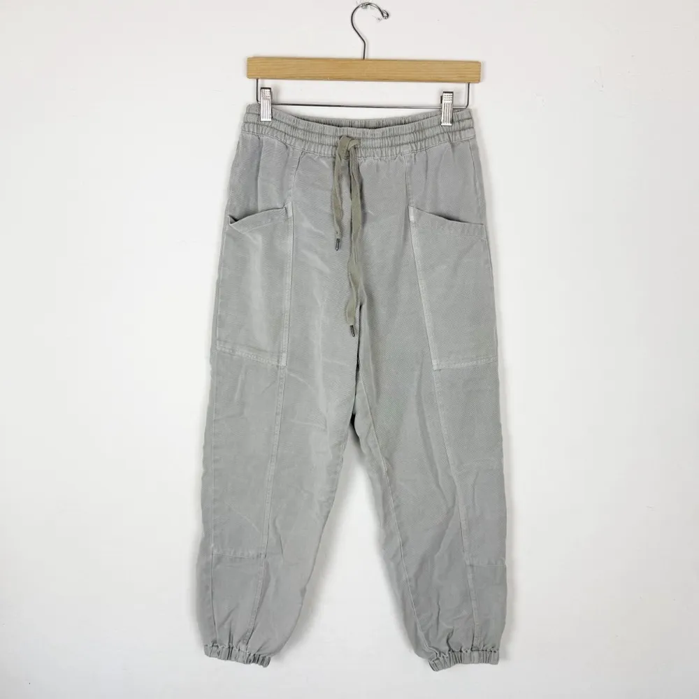 Rails Light Green Sage Tencel Cotton Twill Relaxed Joggers Pull On Haven Pants - Image 4