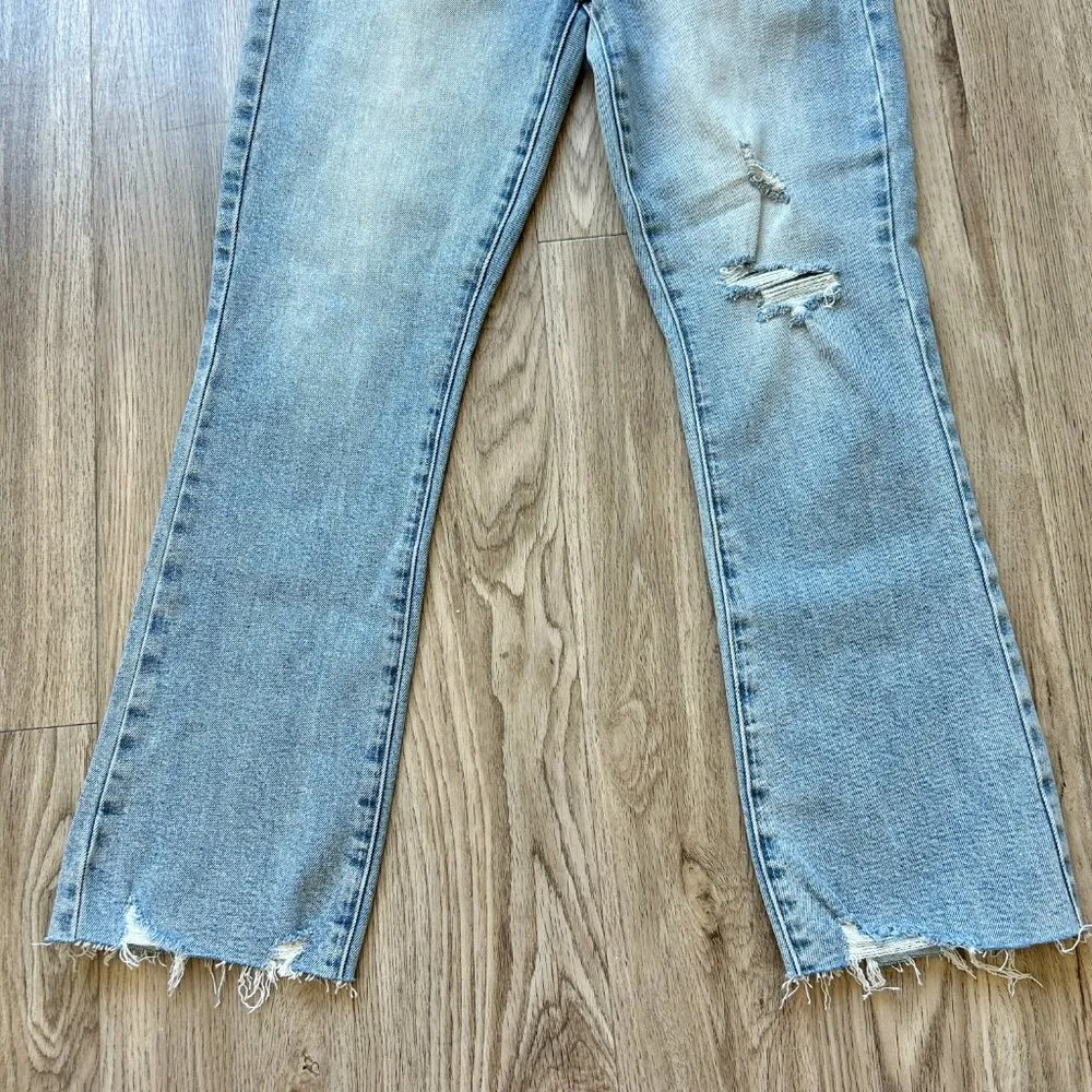 Pistola Lennon High Rise Crop Distressed Bootcut Jeans Size 27 LIKE NEW - Image 9