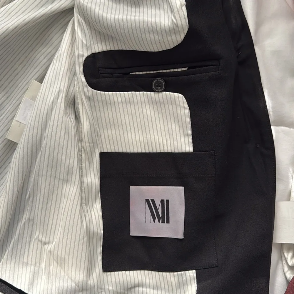 MM.LaFleur The Hoffman Blazer - Tropical Wool, Black, Size +1 - Image 7