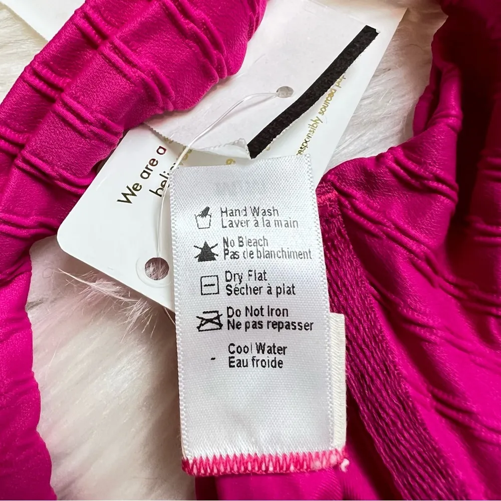 l*space Chain Link Texture Camellia Top. Size Medium. NWT - Image 8