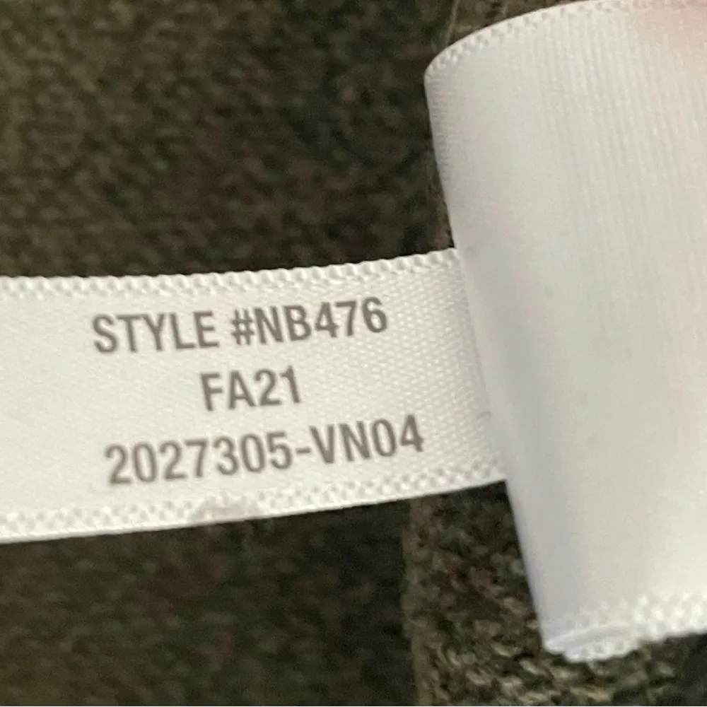 Madewell olive green pleat balloon sleeves cotton hoodie sweatshirt, size XS - Image 7