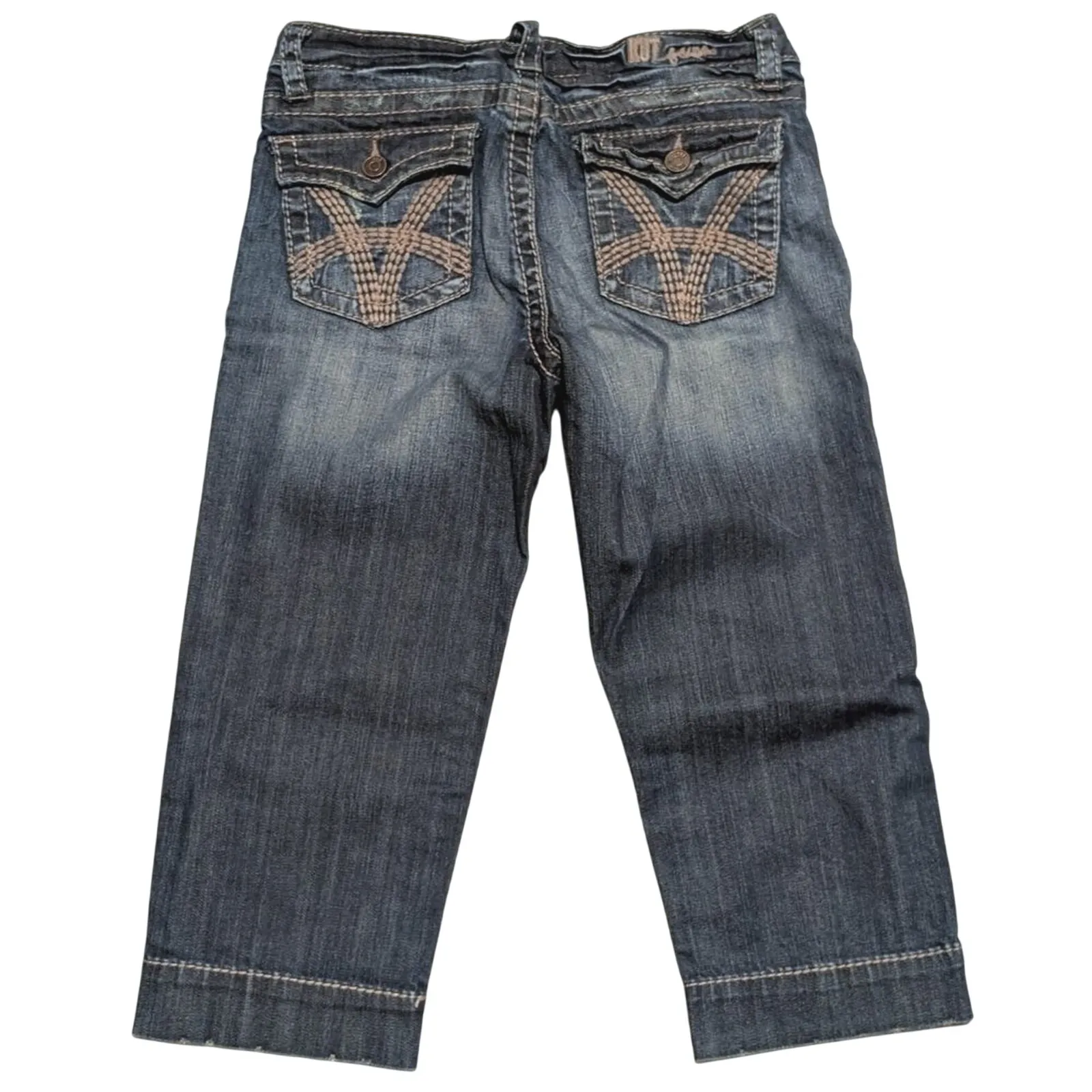 🆕 Kut From The Kloth Jeans Size 2 Denim Capri Cropped Dark Wash Denim NWT NEW - Image 2