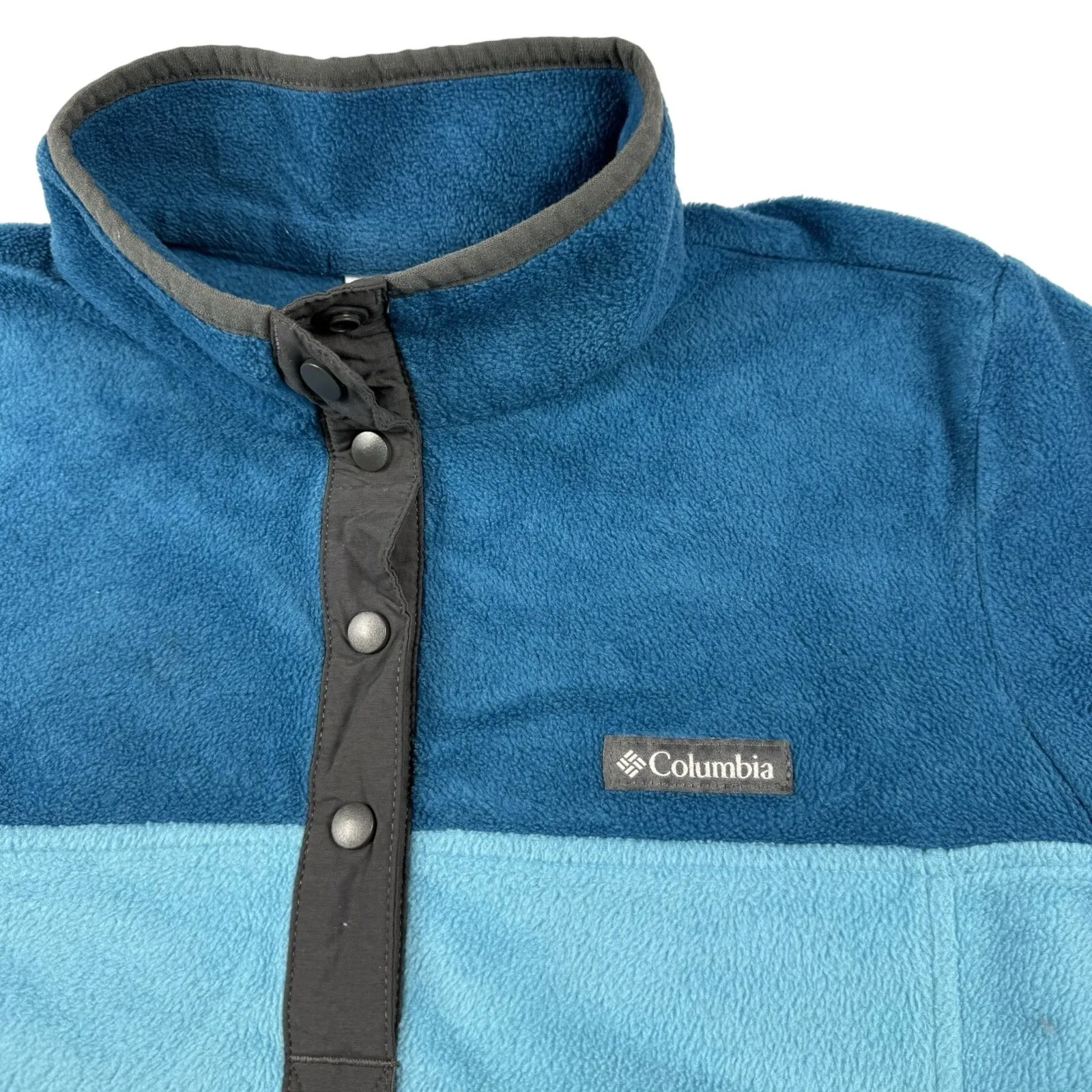 Columbia Fleece Pullover Sweater Sweatshirt Women's Medium Three Lakes Half Snap - Image 5