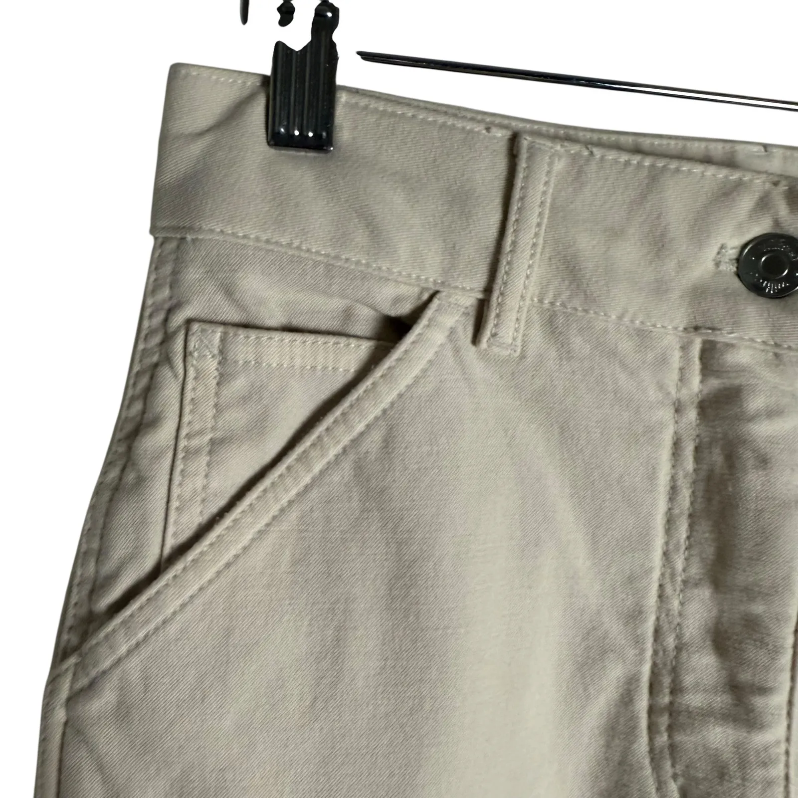 Wilfred Free Aritzia Brennan Birch Cream High Rise Utility Straight Leg Pants 2 - Image 7