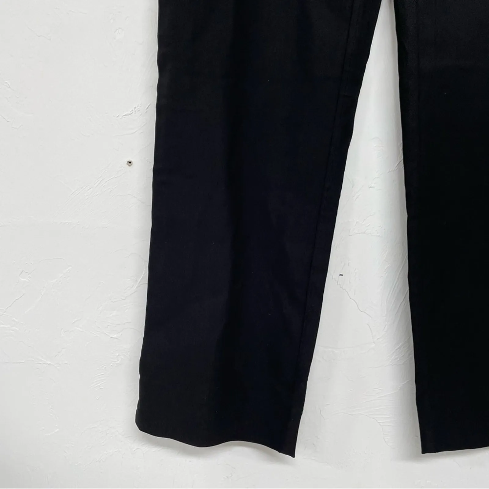 Hilary Radley Black High Rise Slim Fit Ankle Length Ponte Dress Pants Womens S - Image 3
