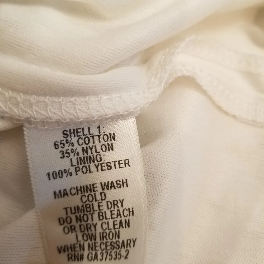 {M} Three Hearts ❤️❤️❤️ White Floral Lace Summer Dress - Image 10