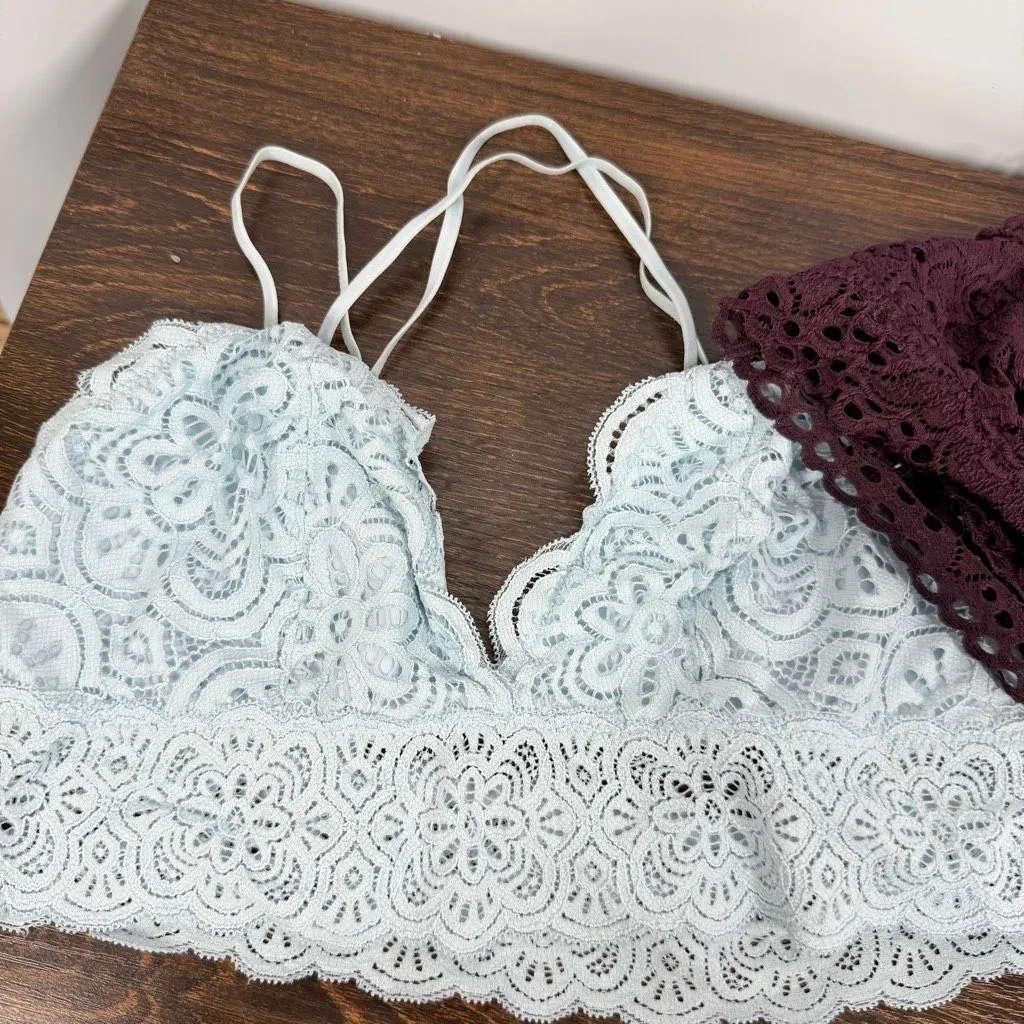 C1 Aerie 2 piece women bralettes size medium - Image 3