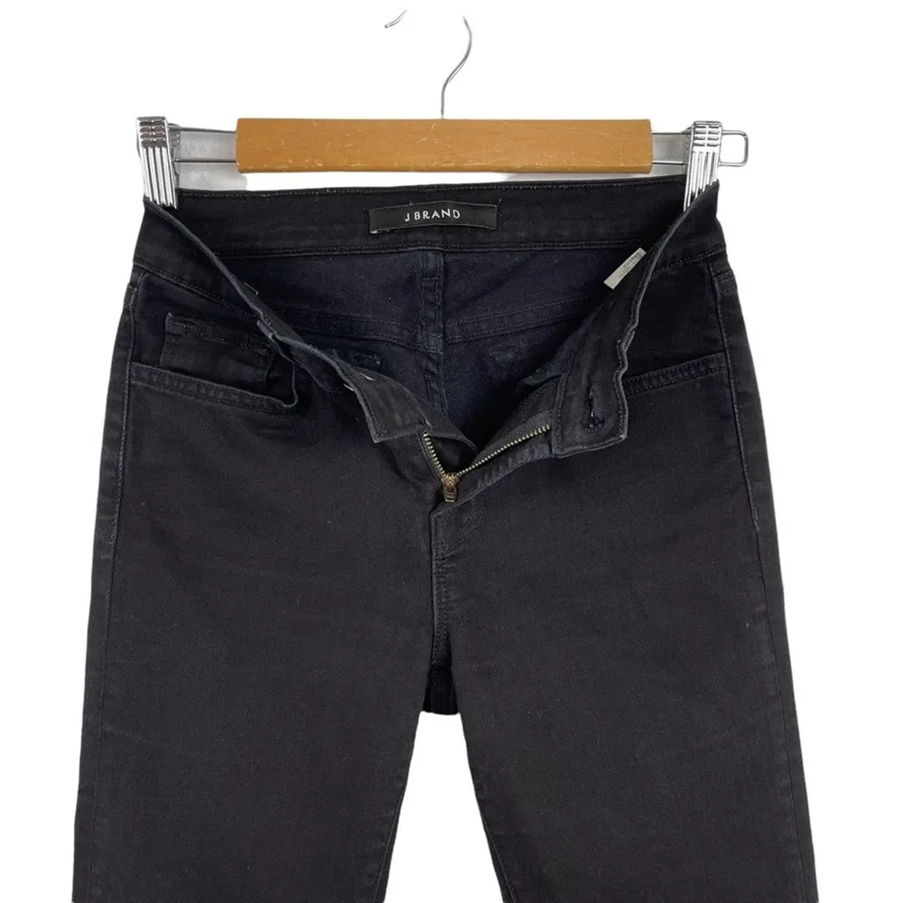 J Brand Womens Size 25 8112 Mid-Rise Rail Skinny jeans in Shadow Stretc - Image 10