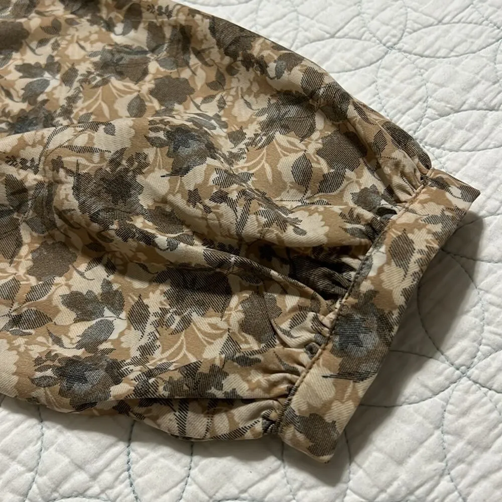 First Love sz womens 1X Feeling Thankful Top pullover 3/4 sleeve ruffle v-neck - Image 9