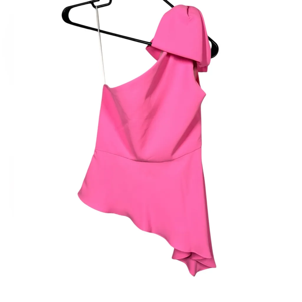 Amanda Uprichard  Panama One Sleeve Top Size Small - Image 3