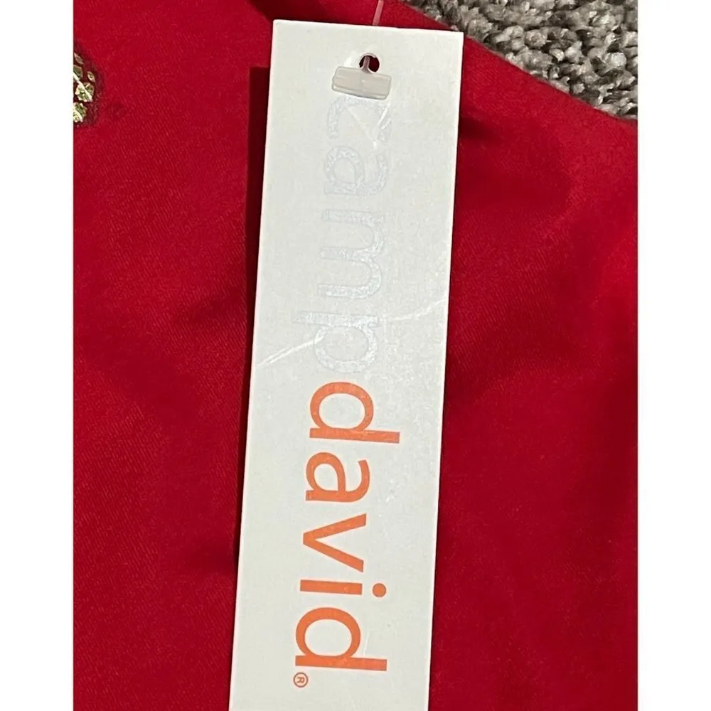 NWT Camp David Women's Kansas Short Sleeve Crewneck Tee T-Shirt Red M Medium - Image 5