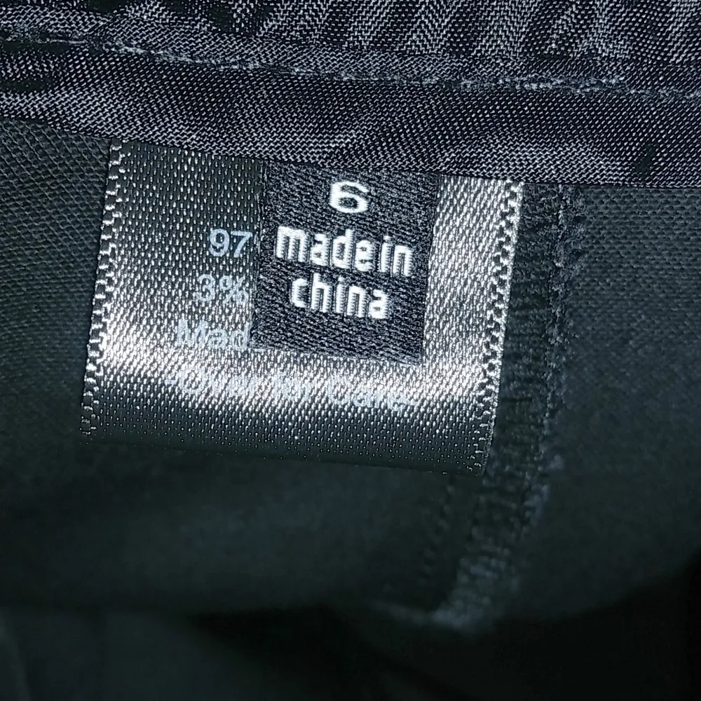 Sag Harbor Denim 6 Sailor Black Cotton Pants New Workwear - Image 10