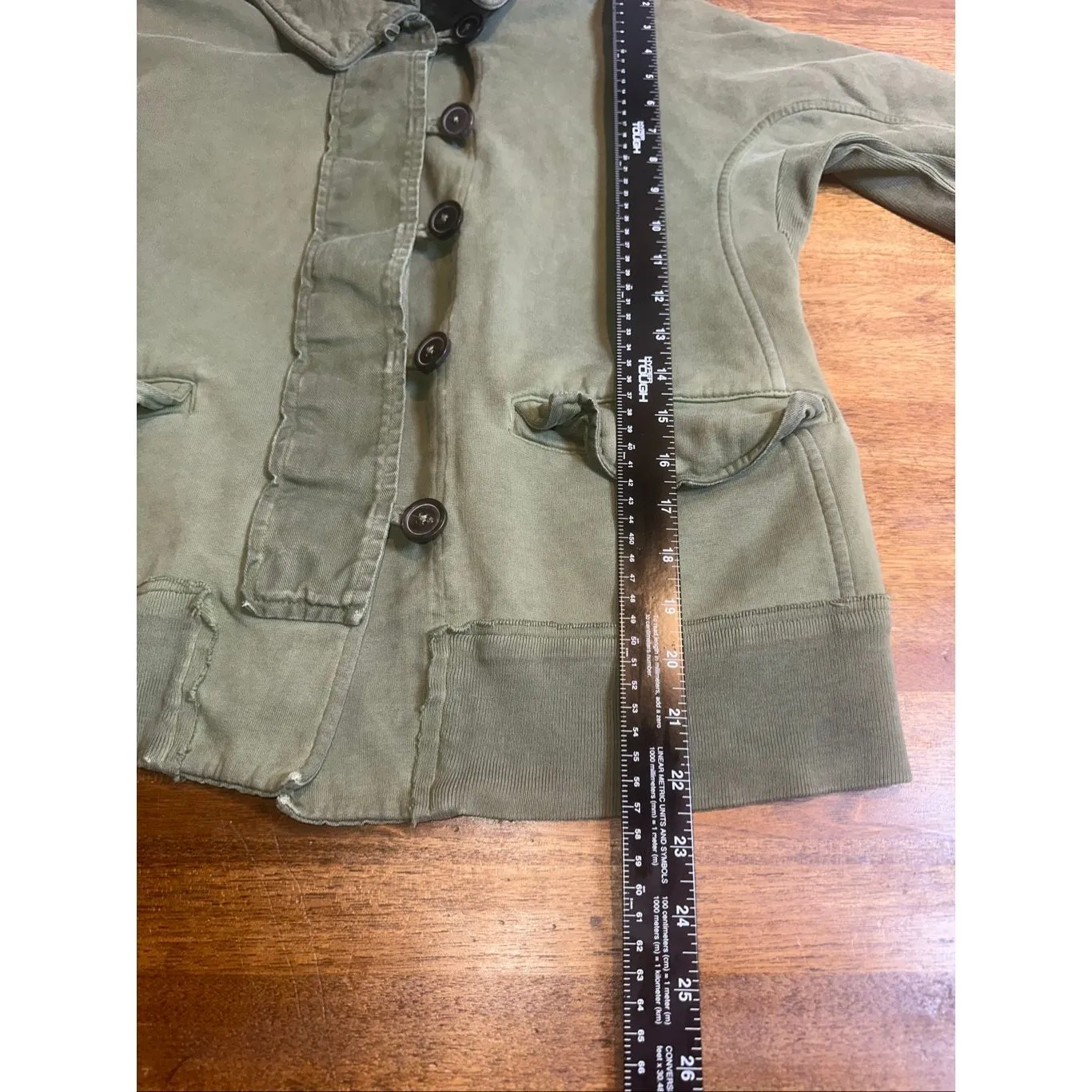 Rundholz DIP Button Down Jacket Green - Image 7