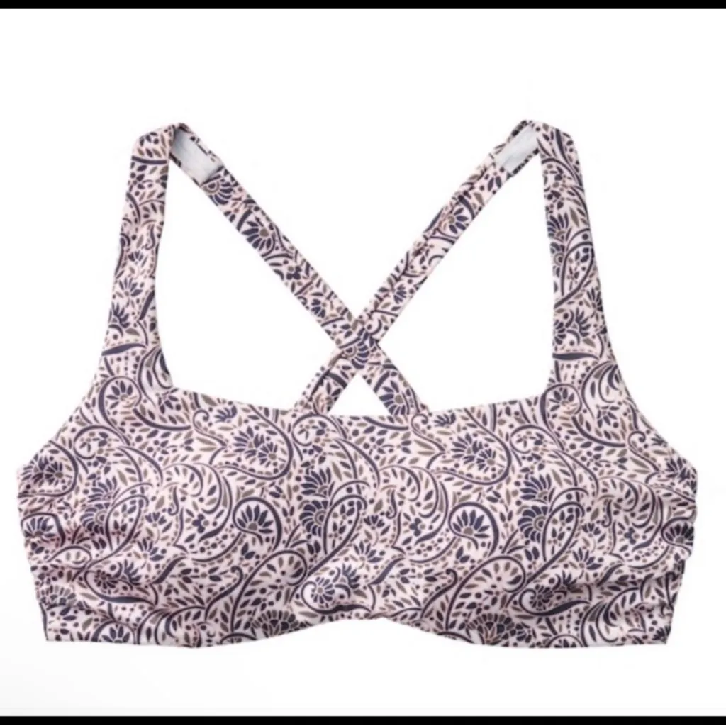 Athleta Aqualuxe Batik Swim Bikini Bra Top - 34B/C - Image 3