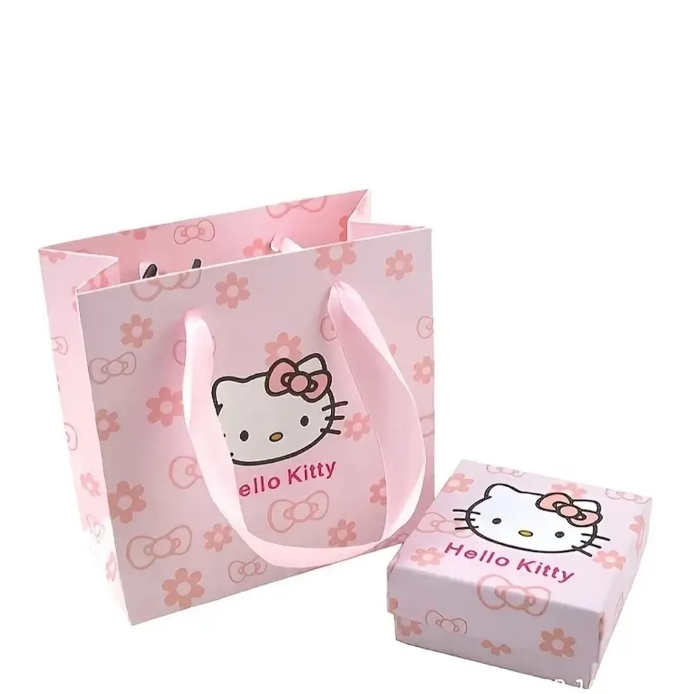 Hello Kitty ✨ rhinestone bling necklace with box and gift bag​ - Image 2