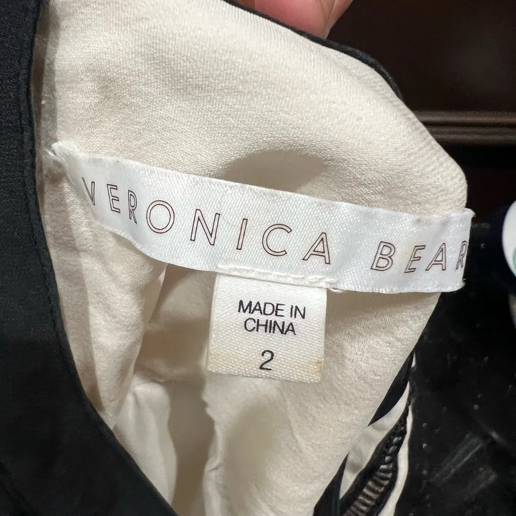 Veronica Beard 100% Silk Ivory Blouse - Image 5