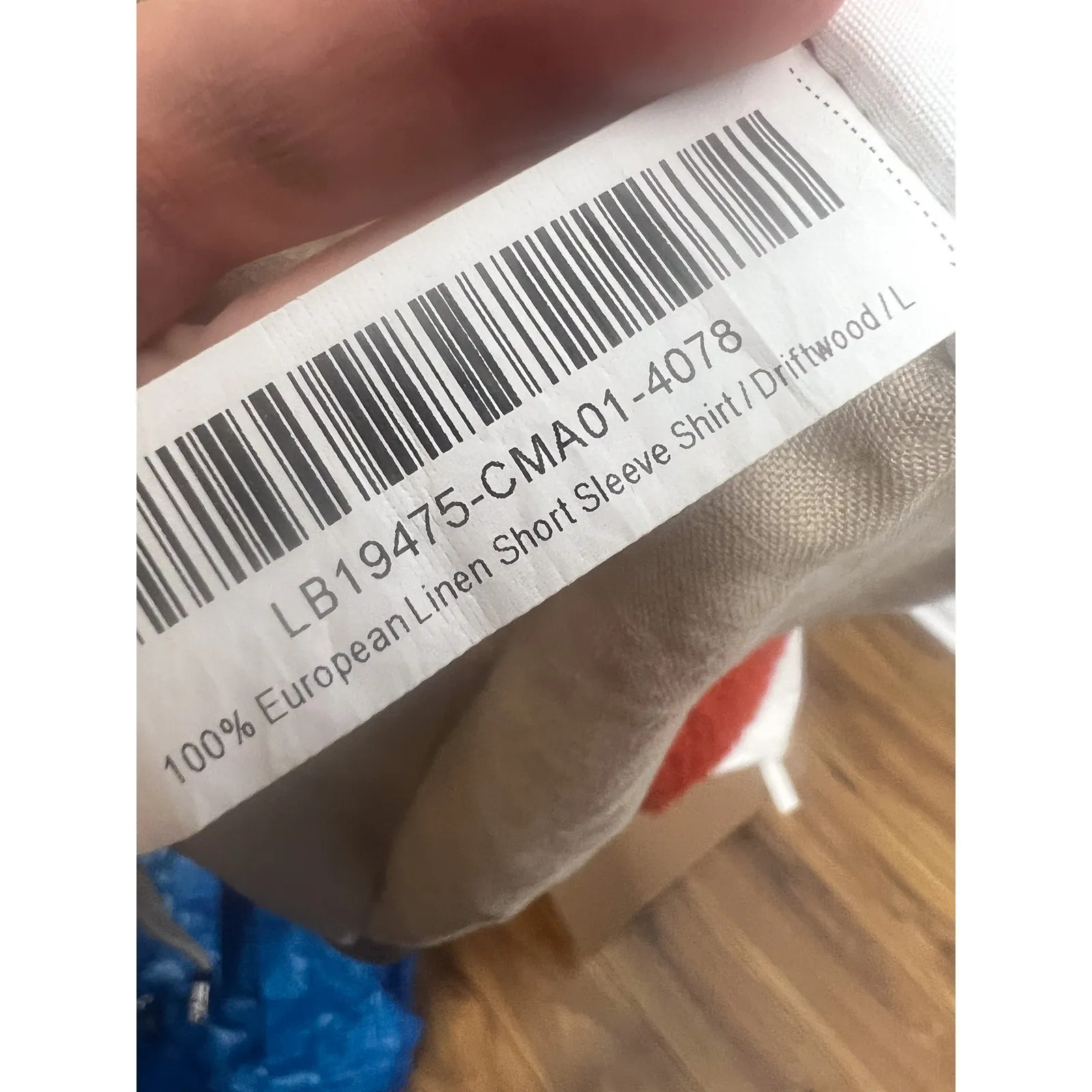 Quince 100% European Linen Short Sleeve Shirt Large Tan Flax Button‎ Down - Image 12