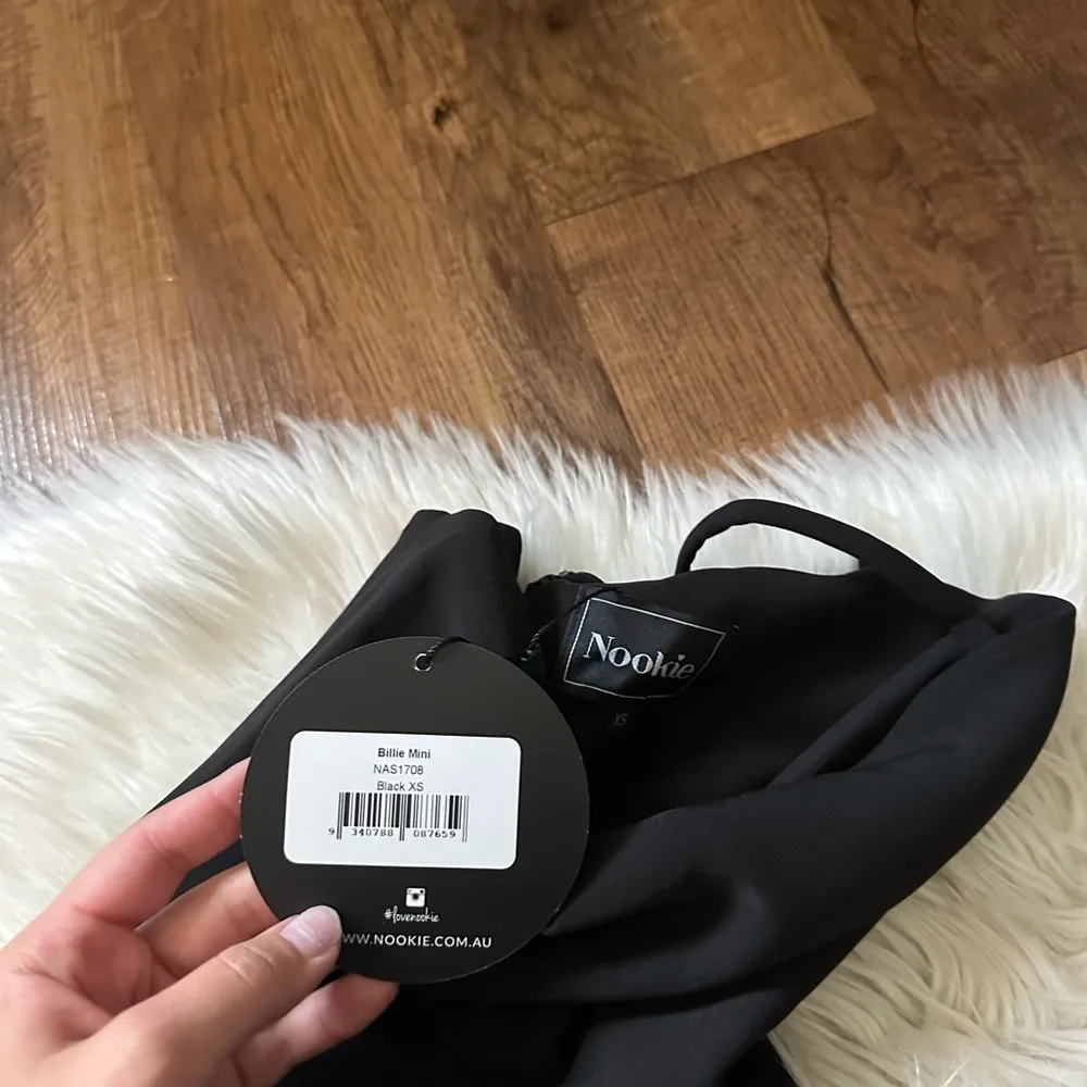 NOOKIE Billie Mini Dress Black - Image 4
