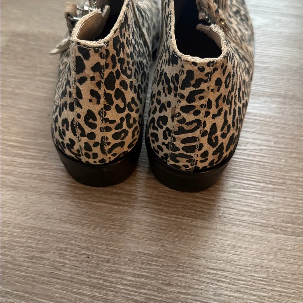 Dolce Vita leopard print booties 7.5 Tan - Image 7