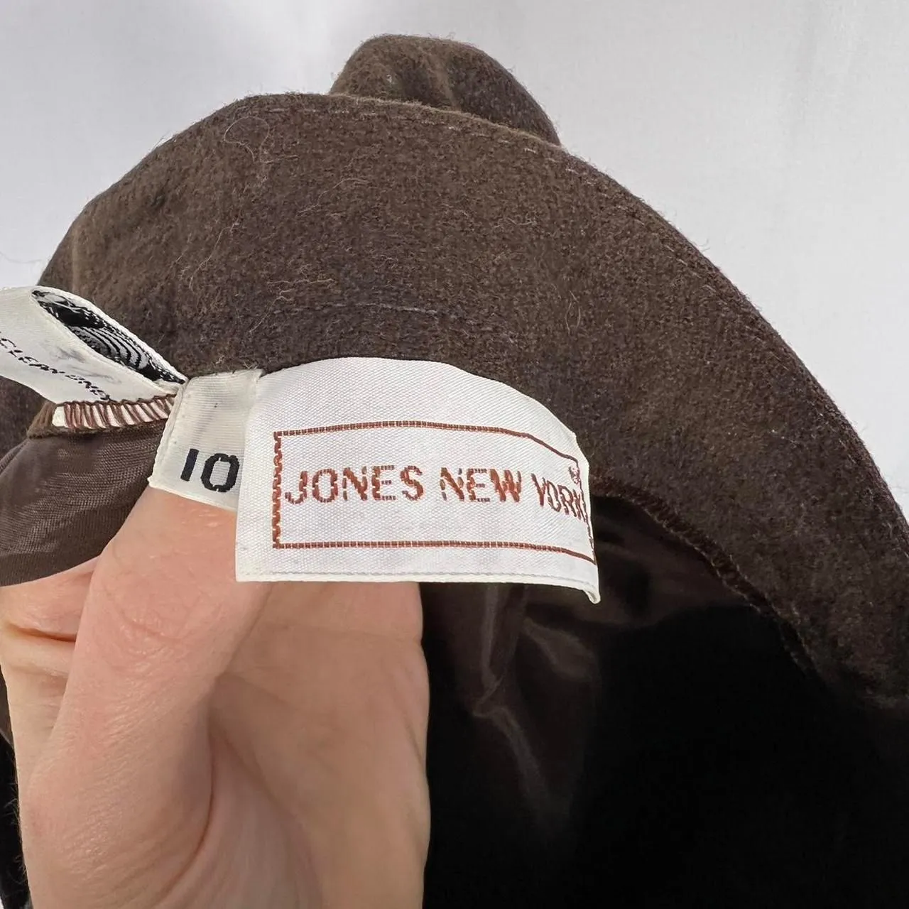 Vintage Jones New York Pure Wool Midi Skirt - Image 6