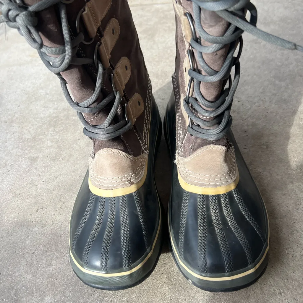 Sorel NL1540 Joan of Arctic Snow Gray Waterproof Leather Boots Women’s Size 10 - Image 6
