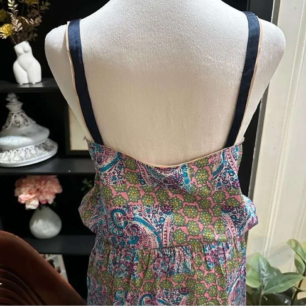 Juicy Couture Imperial Boho Starflower Maxi Dress In Bardot Size 4 - Image 11