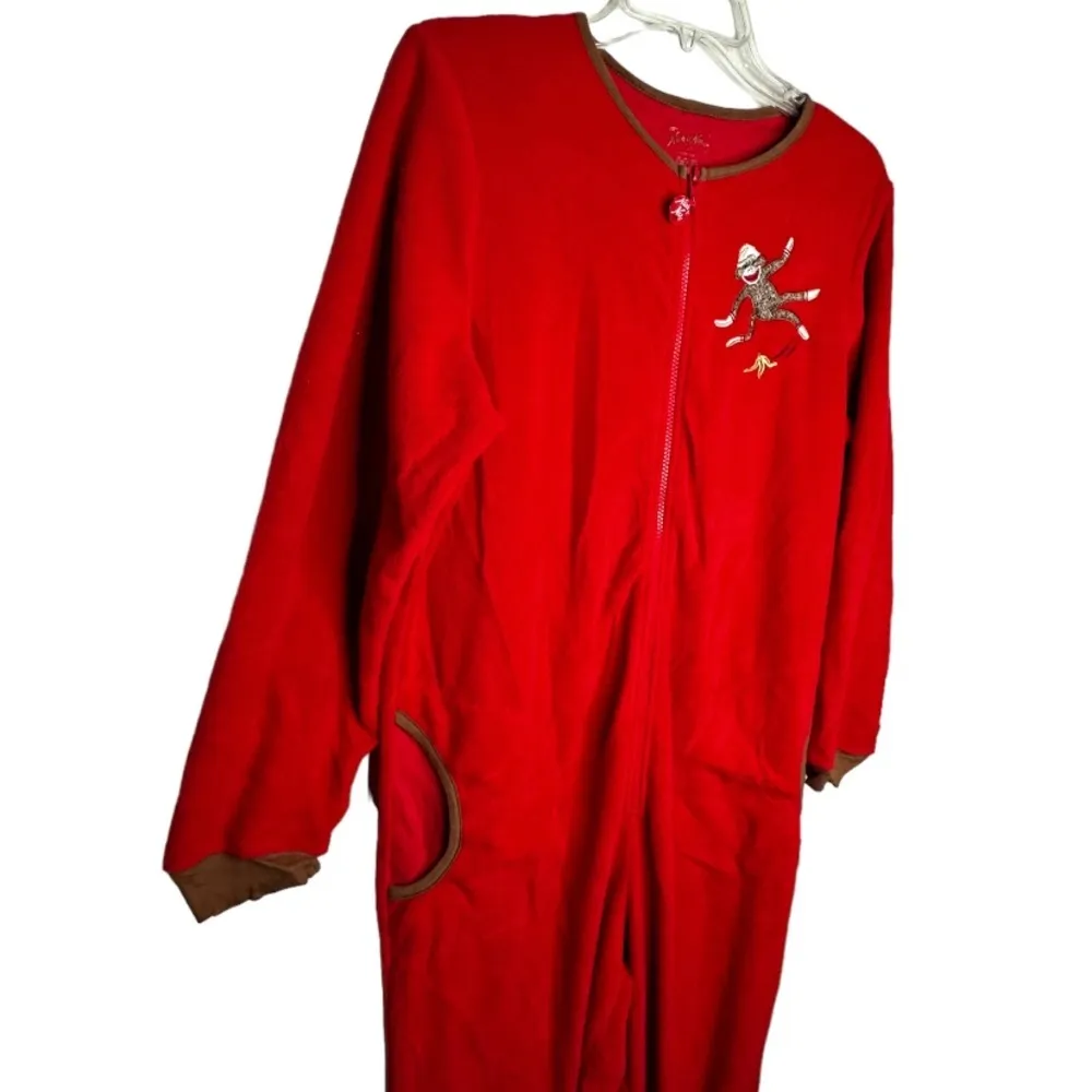 Nick & Nora Sock Monkey One Piece Pajamas‎ - Image 4