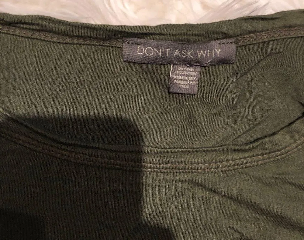 AEO Don’t Ask Why Green Long Sleeve  - Image 2