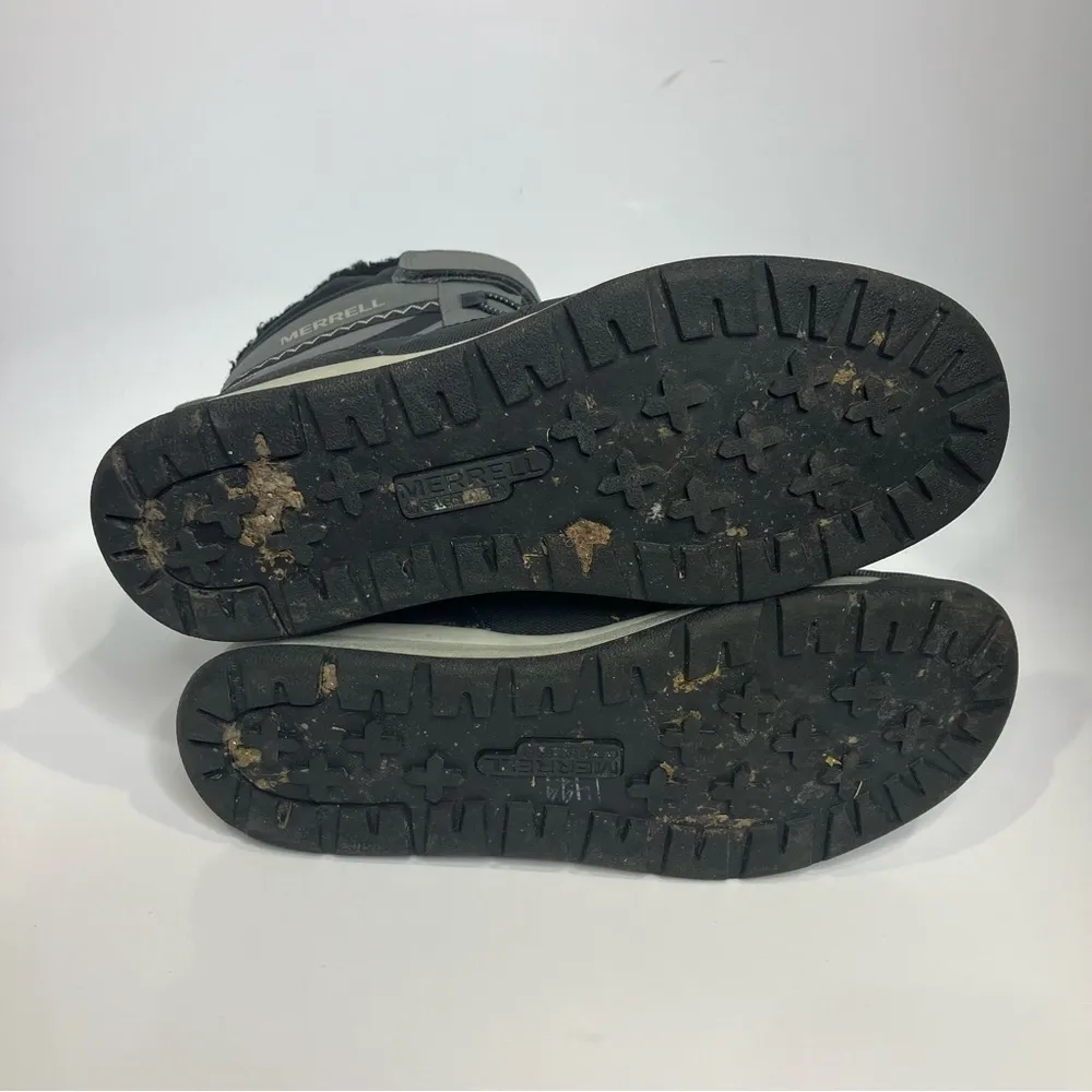 Merrell waterproof winter boots gray & black size‎ 7 - Image 7